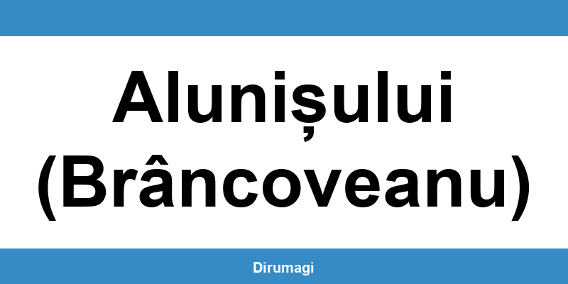 Contactează DIGI în Alunișului (Brâncoveanu) prin numărul de telefon disponibil
