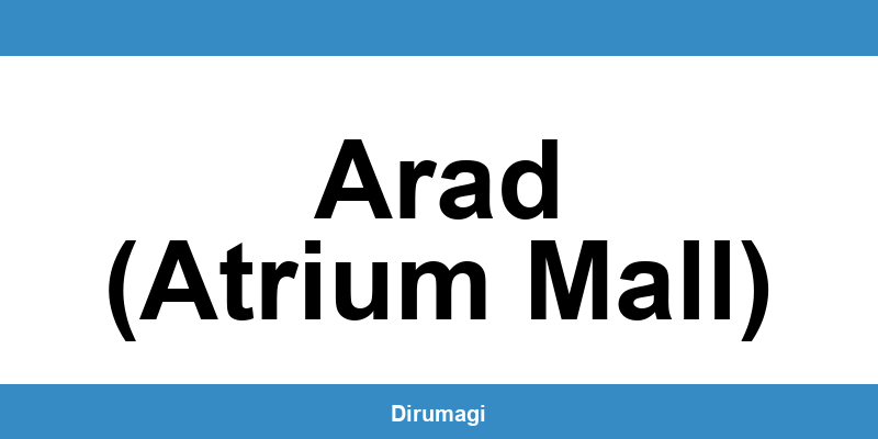 Contactează DIGI în Arad (Atrium Mall) prin numărul de telefon disponibil