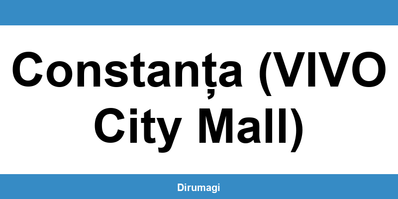Contactează DIGI în Constanța (VIVO City Mall) prin numărul de telefon disponibil